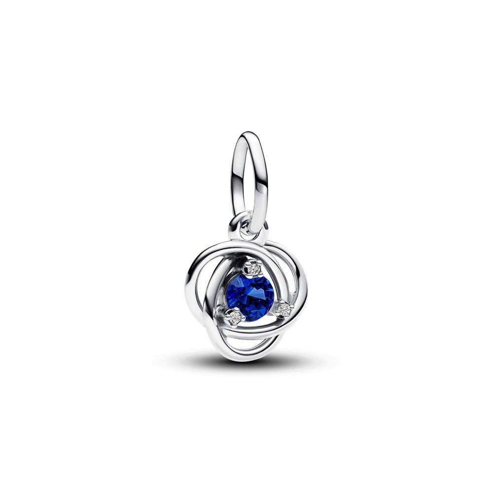 PANDORA September Birthstone Eternity Circle Dangle Charm 793125C09