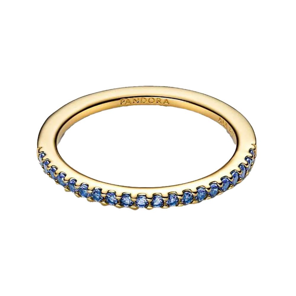 PANDORA Sparkling Blue Half - Eternity Band Ring 162999C02162999C02