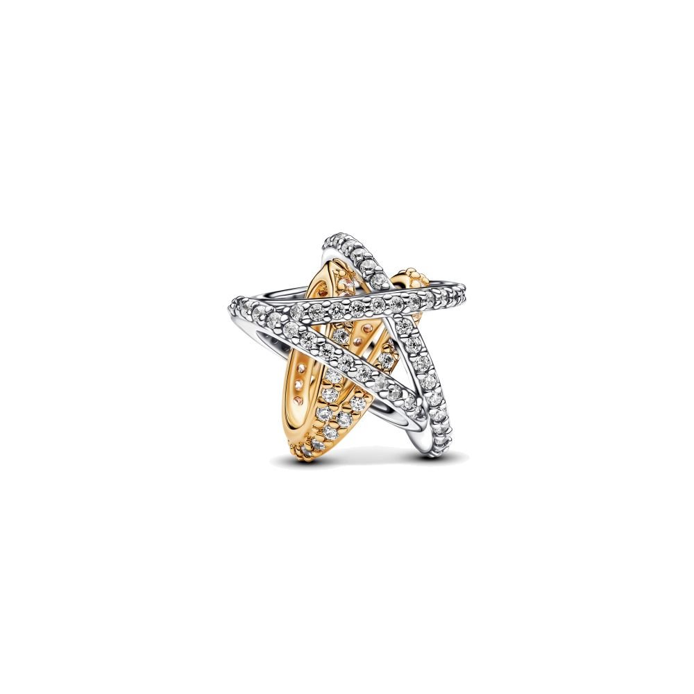 PANDORA Sparkling Crossover Star Charm 763590C01