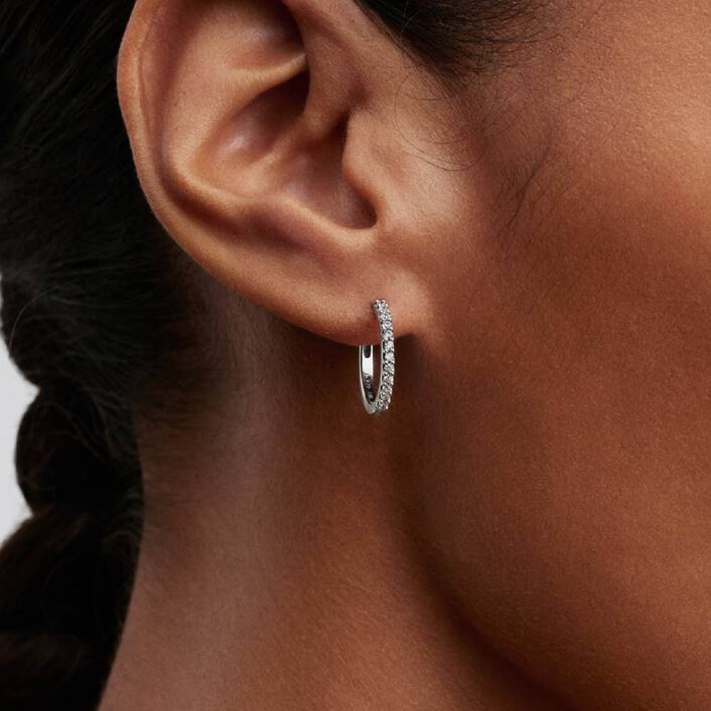 PANDORA Sparkling Mini Hoop Earrings 294649C01294649C01