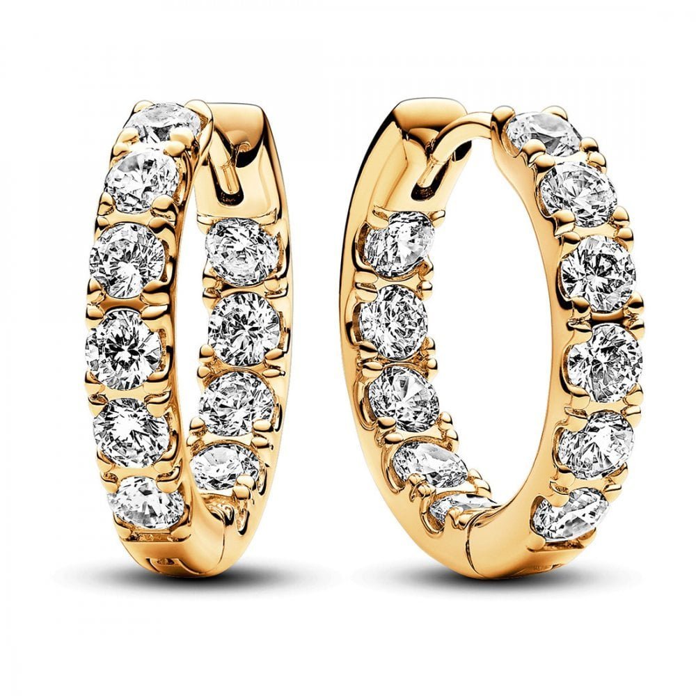 PANDORA Sparkling Row Eternity Hoop Earrings 263002C01263002C01