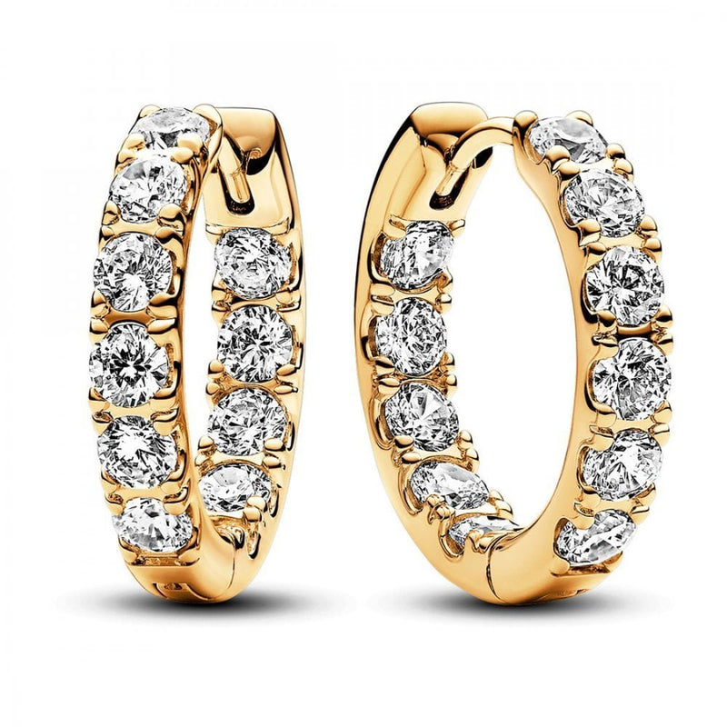 PANDORA Sparkling Row Eternity Hoop Earrings 263002C01263002C01
