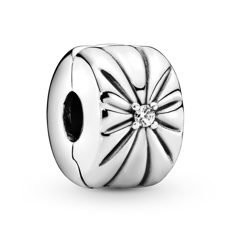 PANDORA Sparkling Sunburst Clip Charm 798614C01