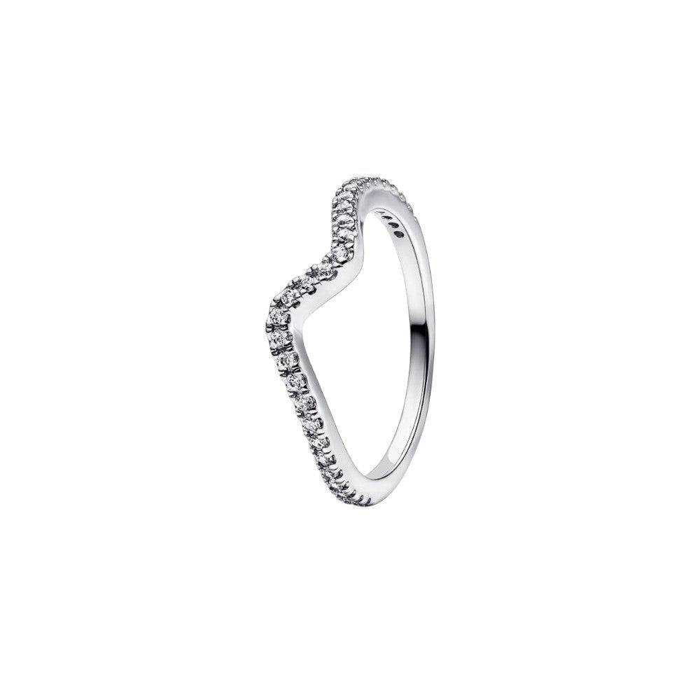PANDORA Sparkling Wave Ring 192539C01266427