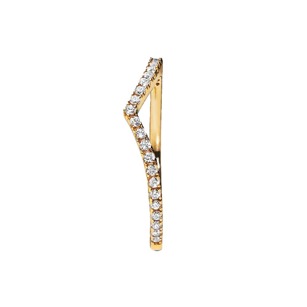 PANDORA Sparkling Wishbone Ring 168758C01