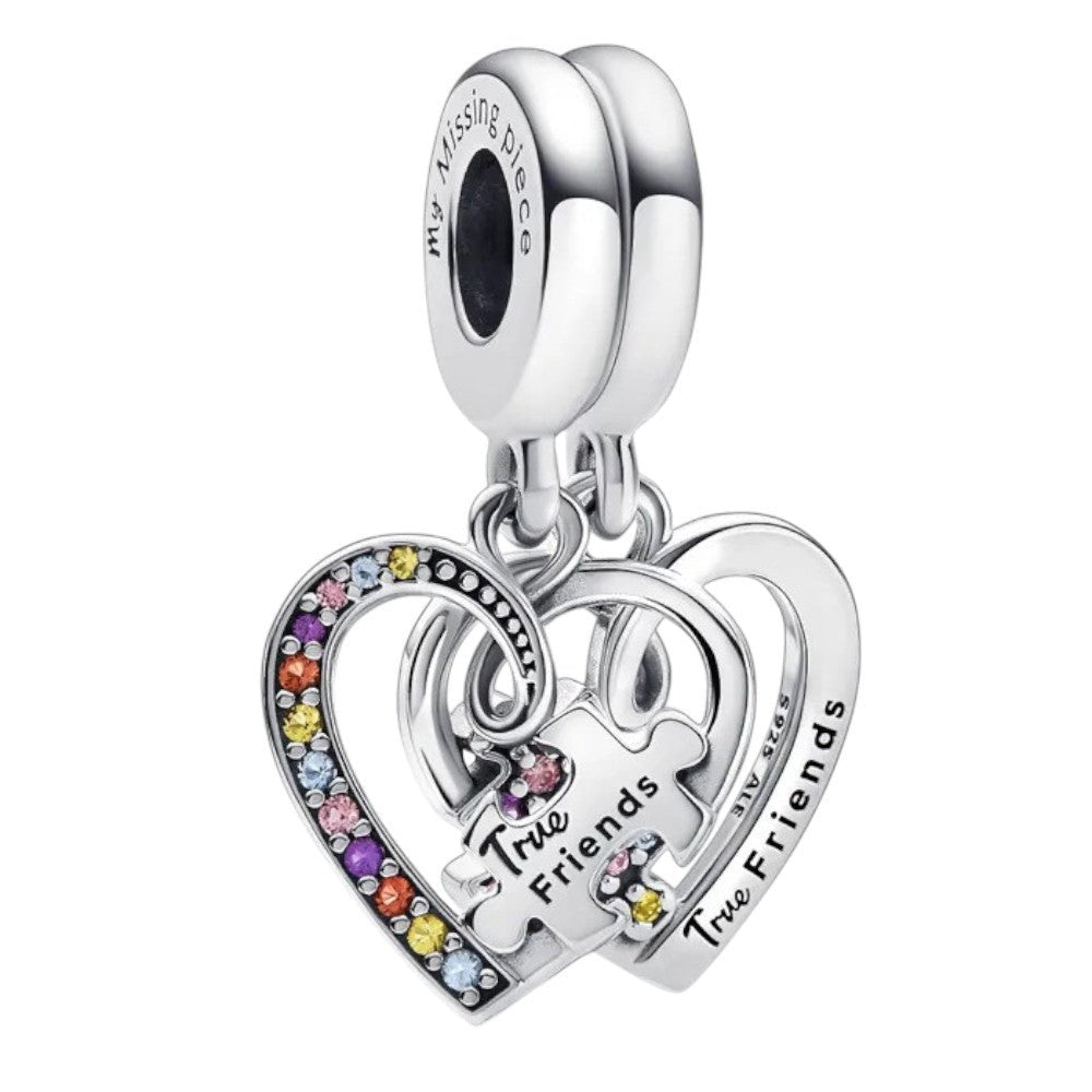 PANDORA Splitable Hearts Dangle Charm 792239C01