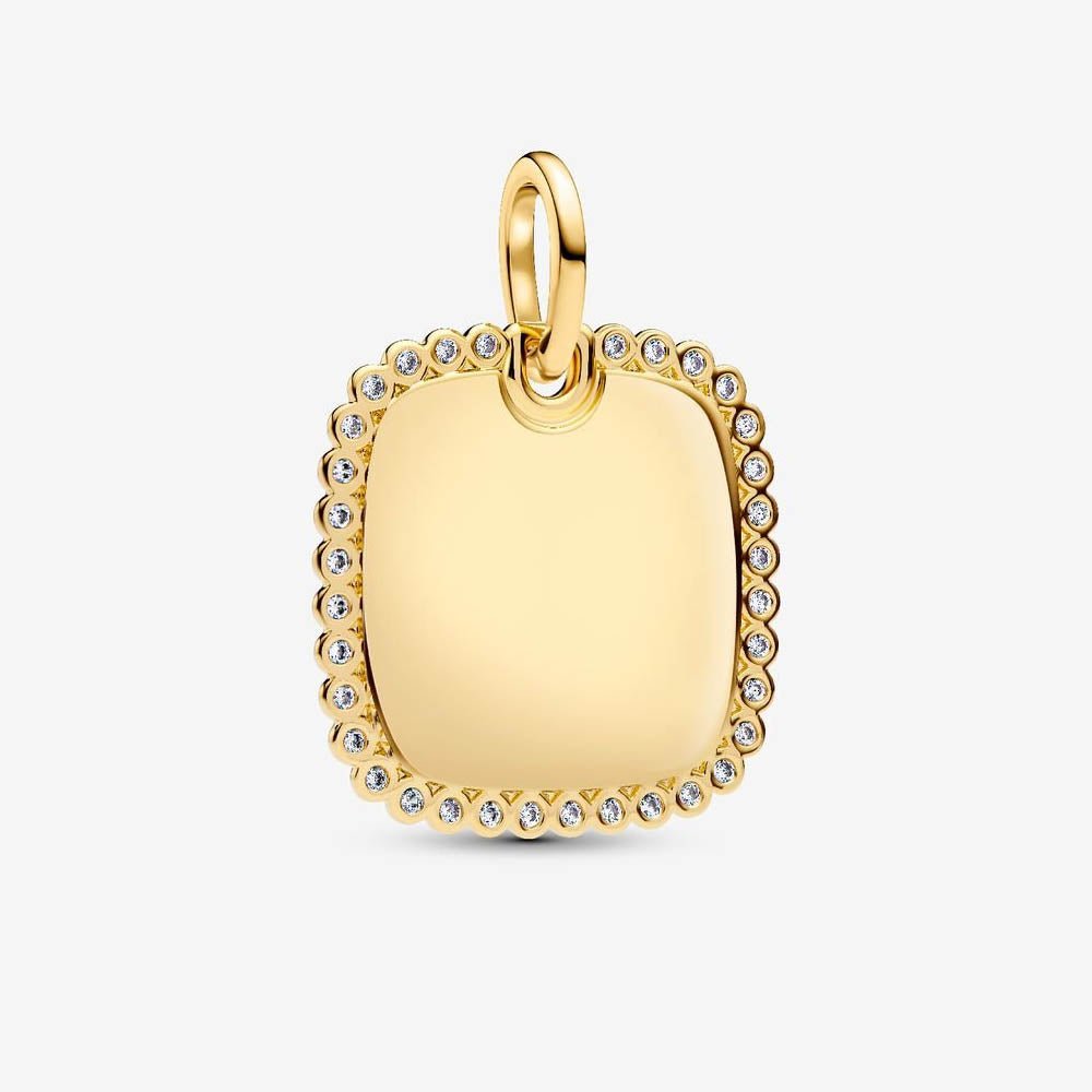 PANDORA Square Tag Pendant 364009C01276305
