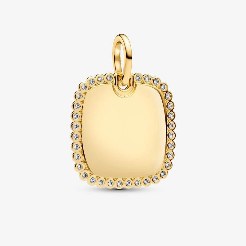 PANDORA Square Tag Pendant 364009C01276305