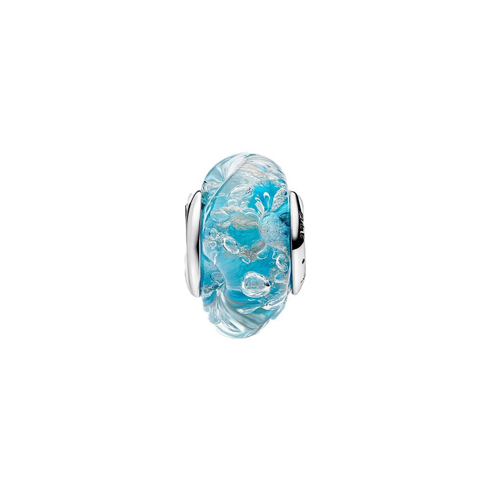 PANDORA Turquoise Murano Glass & Glitter Charm 794701C01794701C01