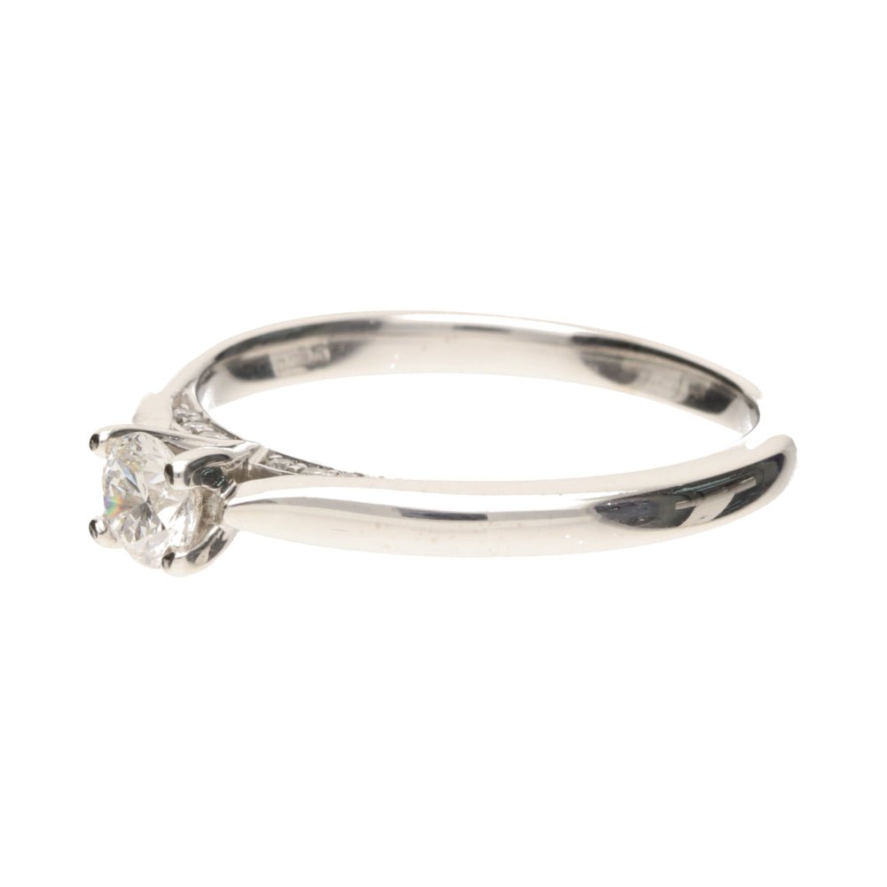 Pre - Owned 18ct White Gold 0.25ct Diamond Solitaire Ring.