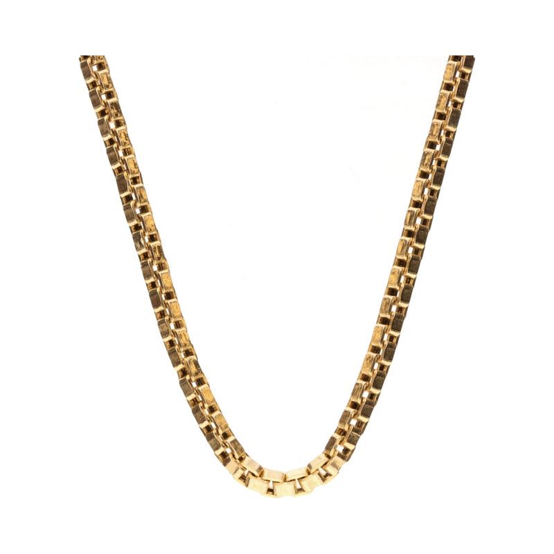 Pre - Owned 9ct Yellow Gold 18inch Box Chain