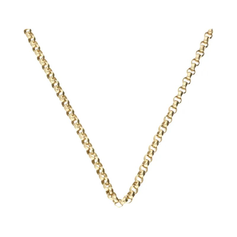 Pre - Owned 9ct Yellow Gold Belcher Chain 24inch2026W31-4-6