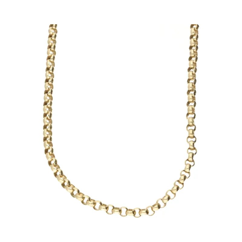 Pre - Owned 9ct Yellow Gold Belcher Chain 24inch2026W31-4-6