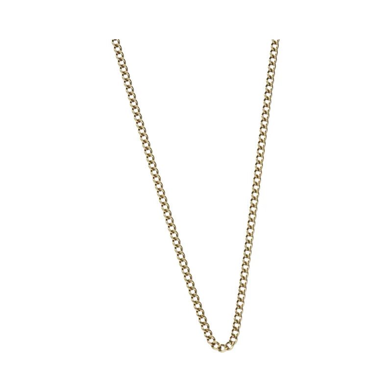 Pre - Owned 9ct Yellow Gold Curb Chain 17inch2026W34-15-10