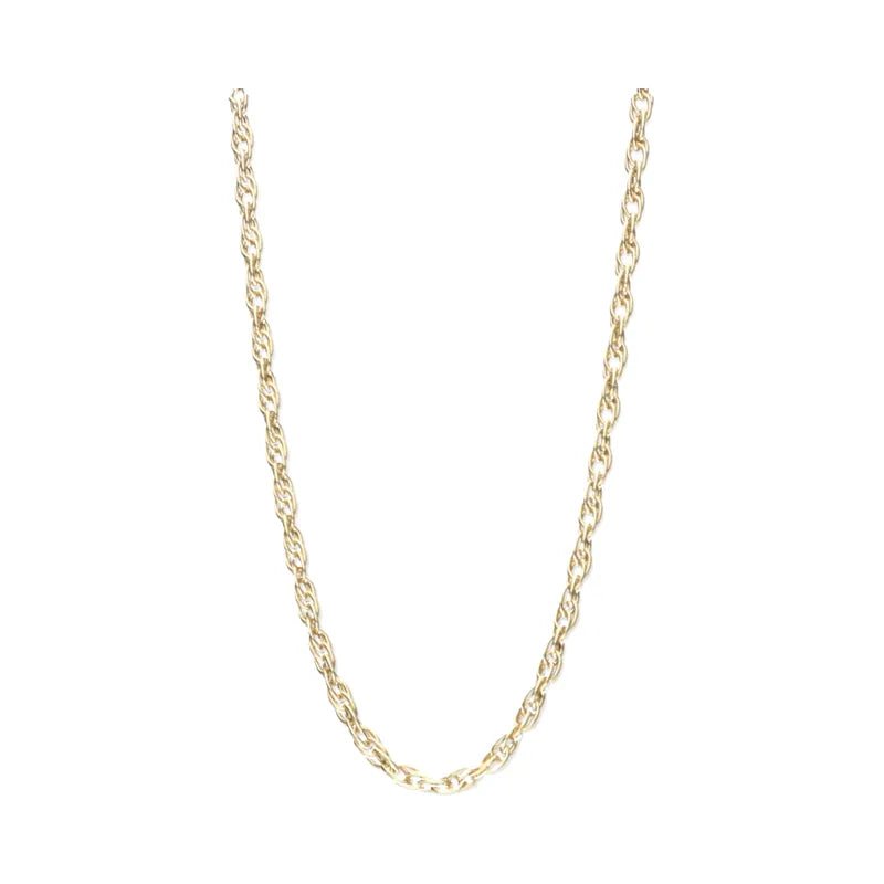 Pre - Owned 9ct Yellow Gold Prince of Wales Chain 22inch