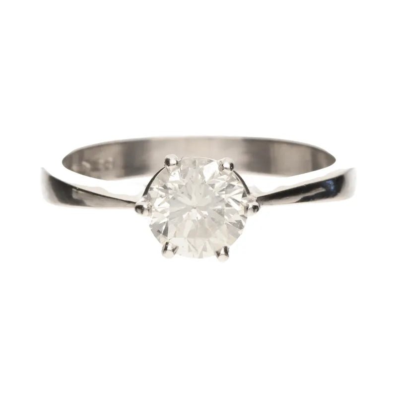 Pre - Owned Platinum 6 Claw Diamond Solitaire 1.16ct, G, SI2025W42 - 3 - 6