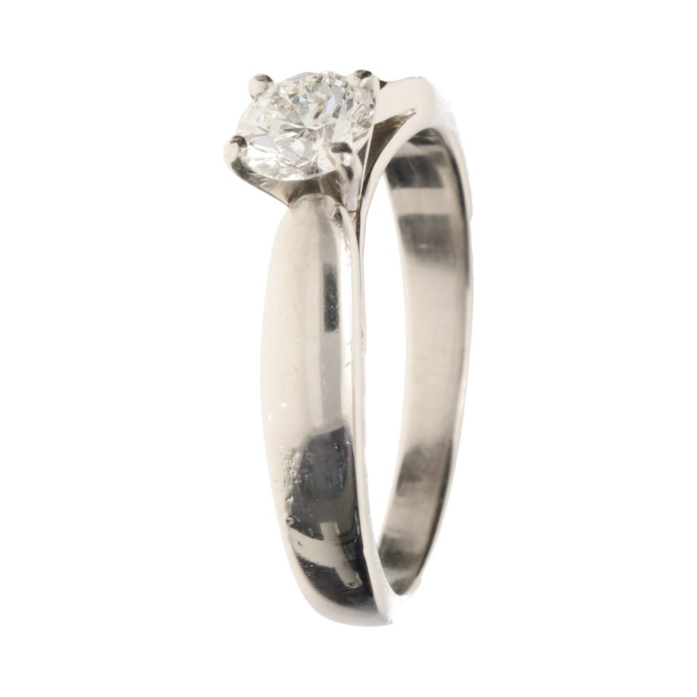 Pre - Owned Platinum Brilliant Cut 0.6ct Diamond Solitaire Ring