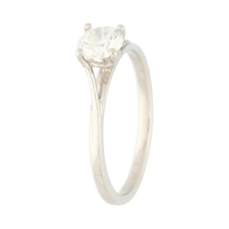 Pre - Owned Platinum Brilliant Cut Diamond Solitaire Ring 0.50ct2025W25-3-7