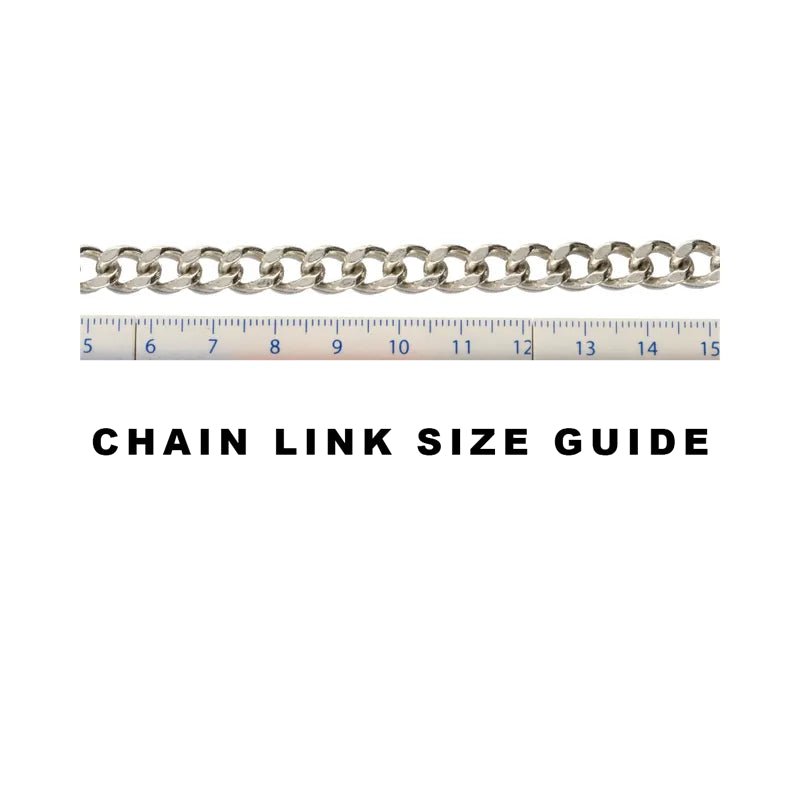 Pre - Owned Sterling Silver Heavy Curb Chain 23inch2026W32-17-7