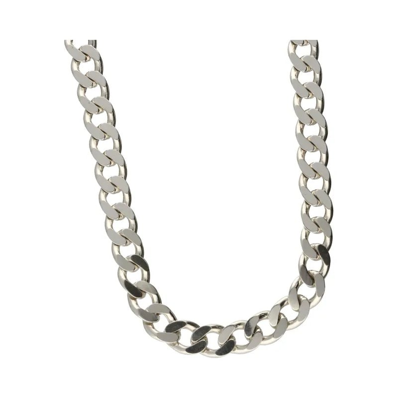 Pre - Owned Sterling Silver Heavy Curb Chain2026W33-18-1