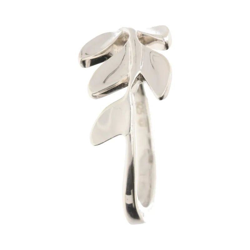 Pre - Owned Sterling Silver Leaf Ring Ring2026W32-14-10