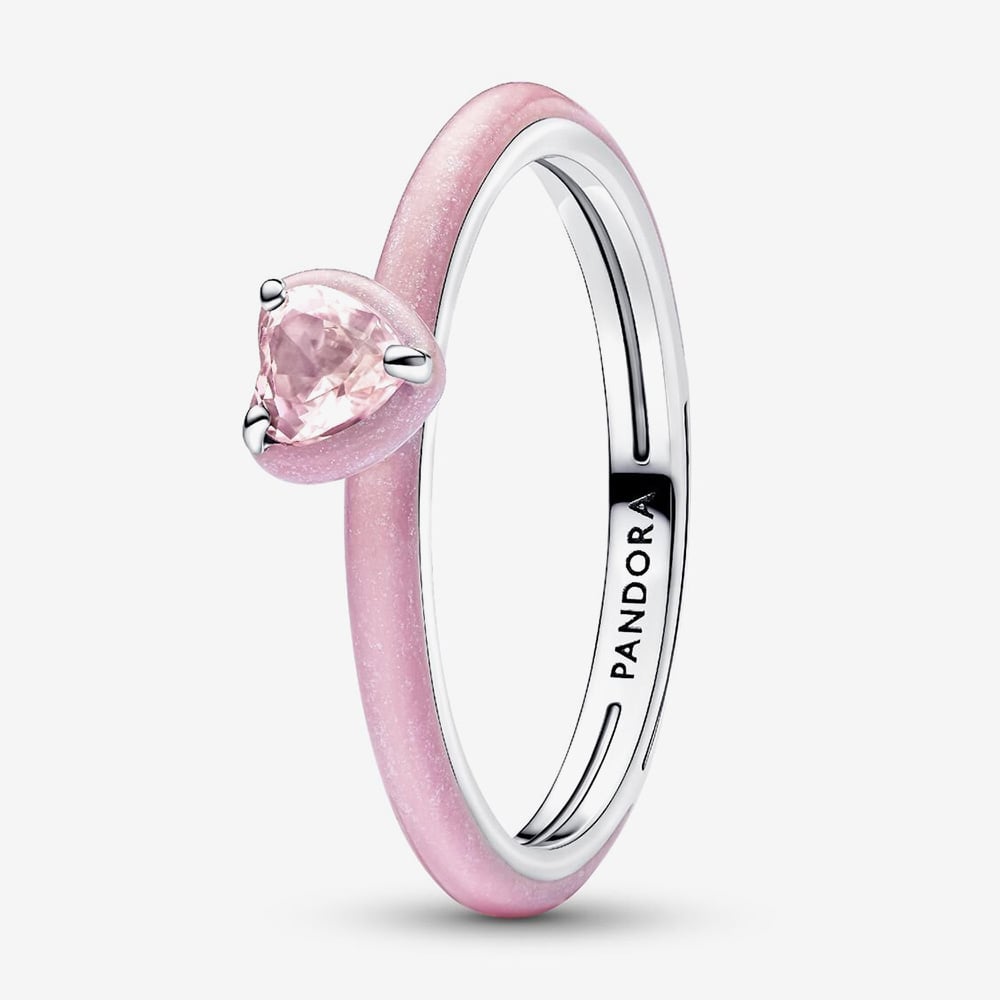 PANDORA Pink Chakra Heart Ring 193088C02