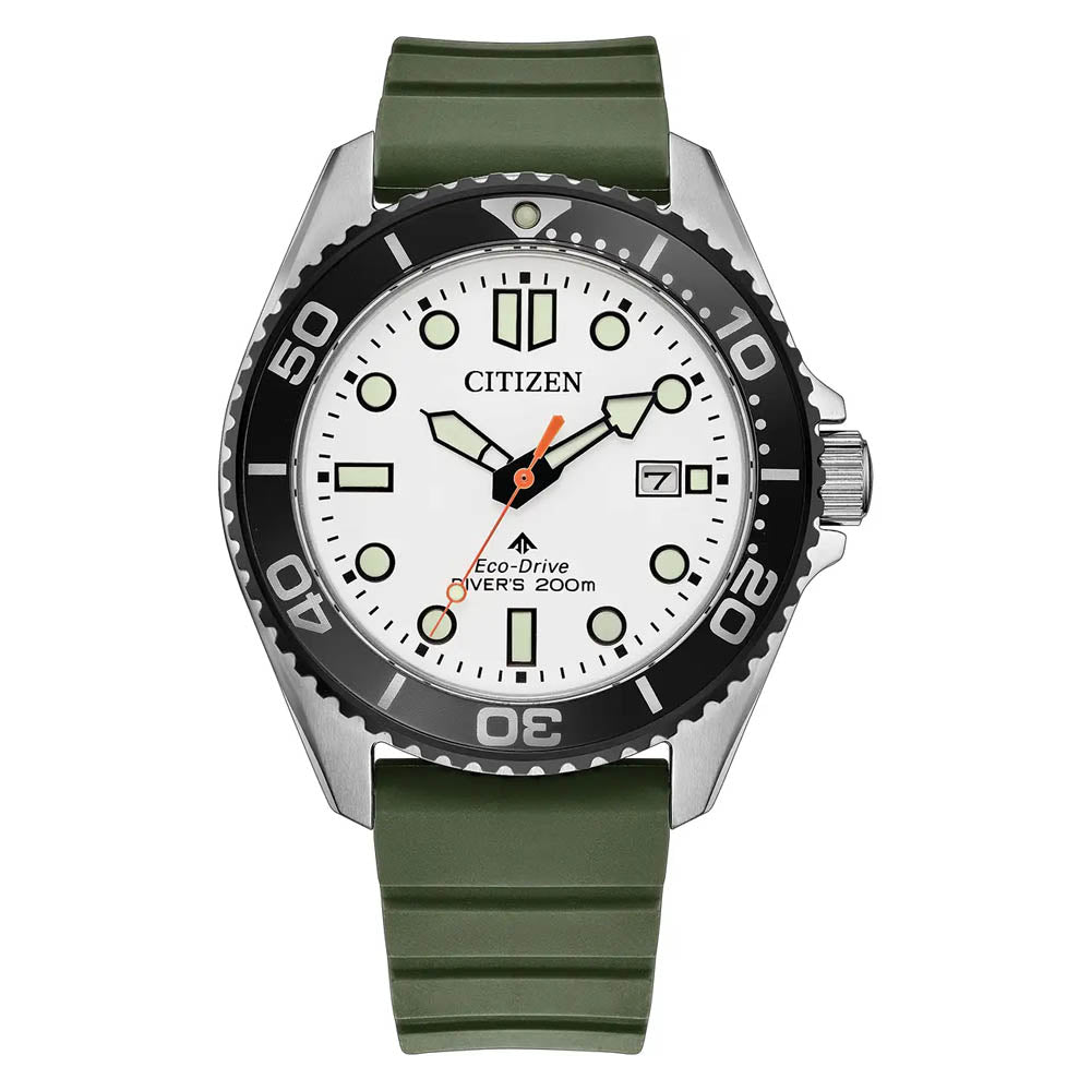 Citizen Eco-Drive Promaster Diver White Dial Watch BN0265-00A