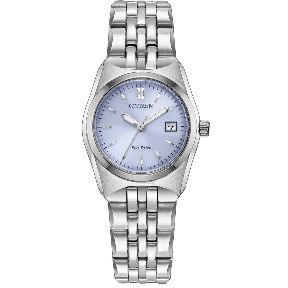Citizen Eco-Drive Corso Purple Dial Watch EW2291-51Z