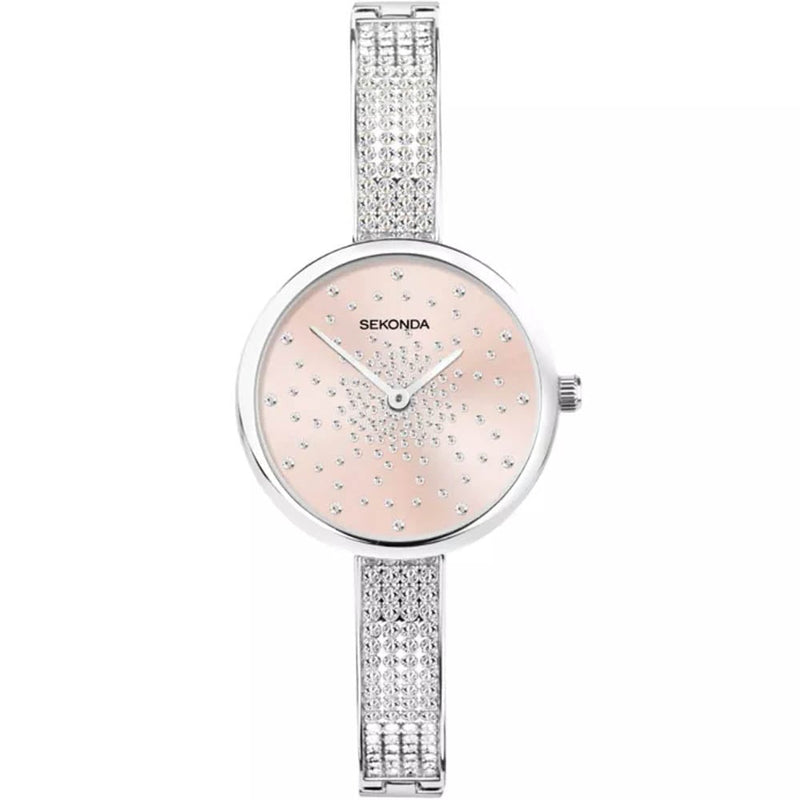 Sekonda Celeste Starlet Ladies Pink Watch 40596