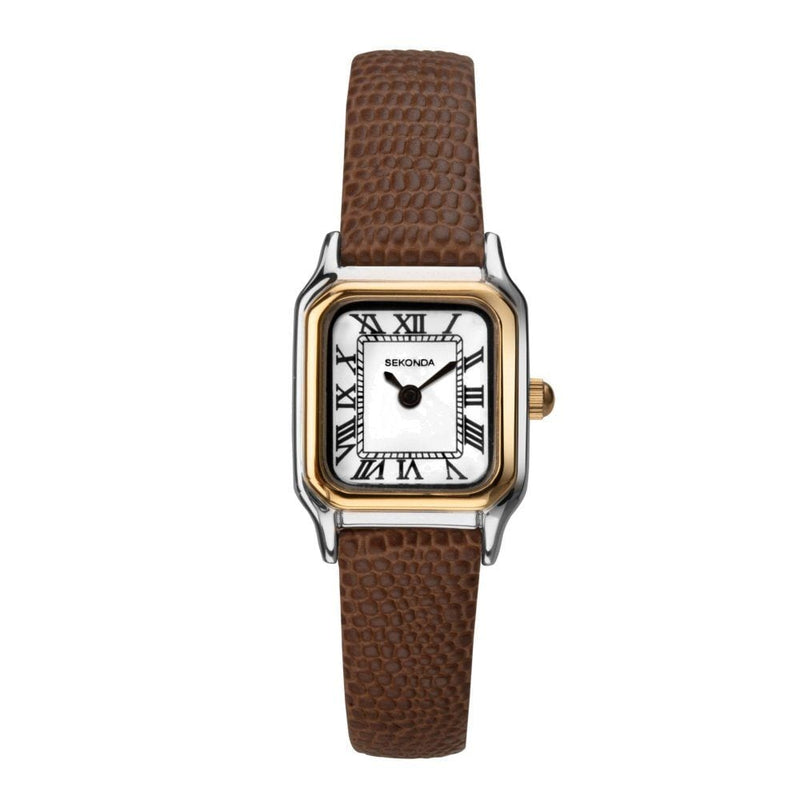 Sekonda Ladies Monica Brown Leather Strap Watch 40294.27