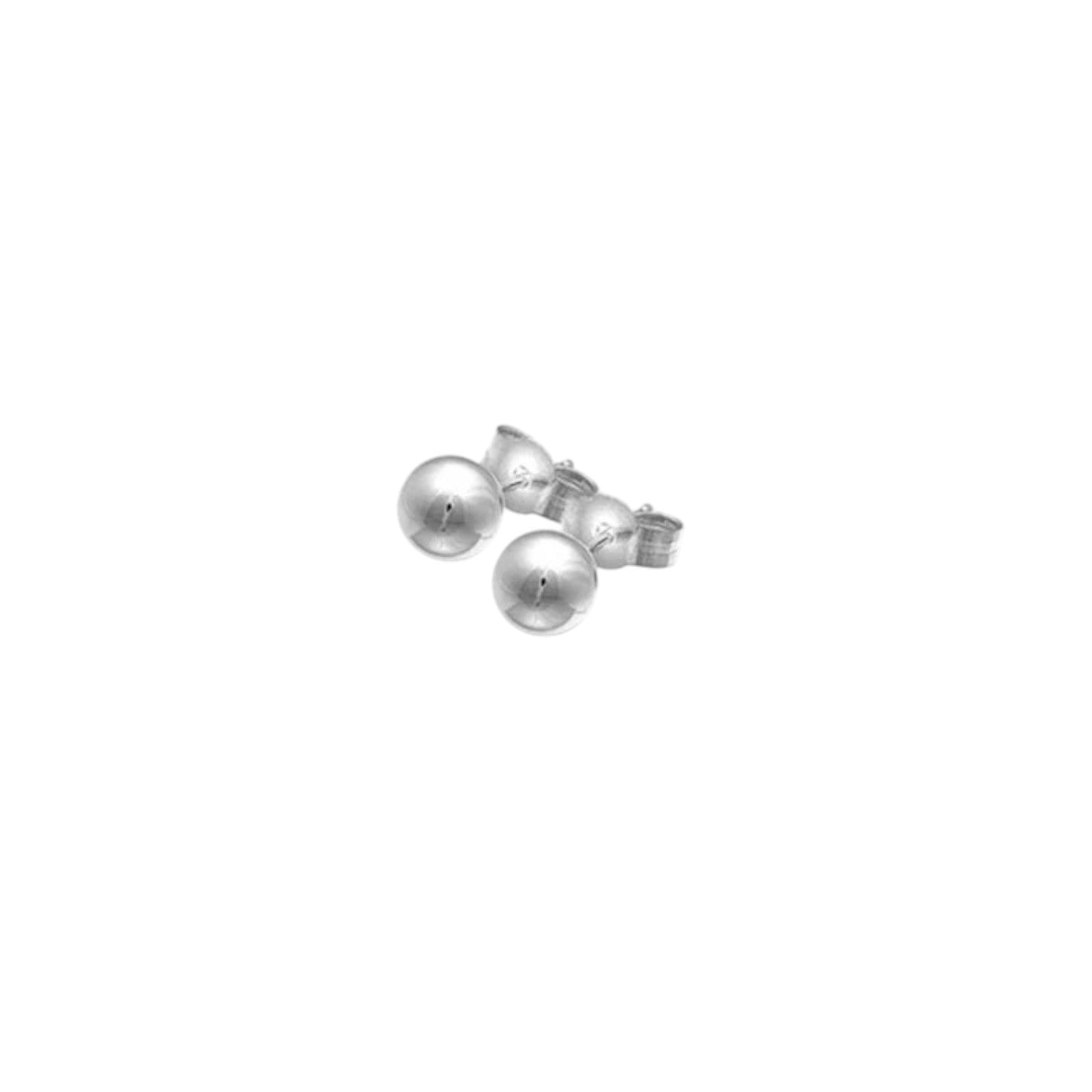 Sugar Sugar Silver 5mm Ball Stud Earrings