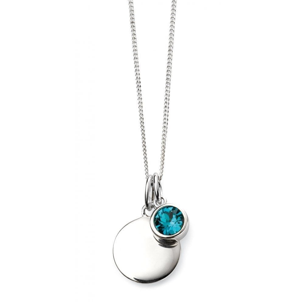 Sugar Sugar Silver December Birthstone Pendant
