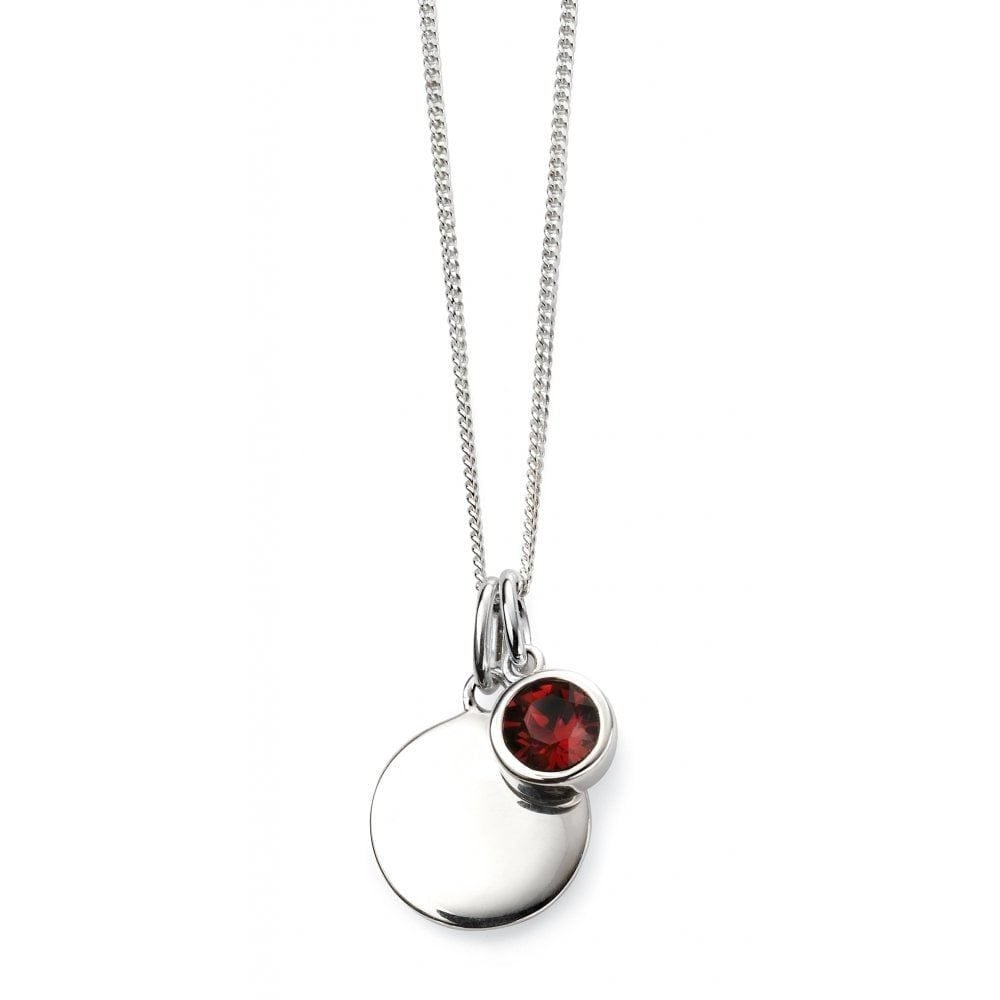Sugar Sugar Silver January Birthstone Pendant