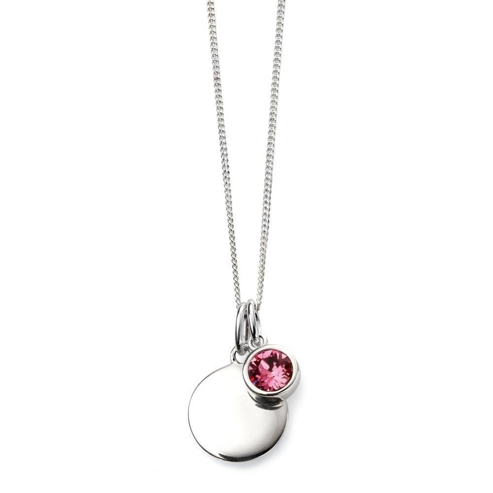 Sugar Sugar Silver October Birthstone Pendant