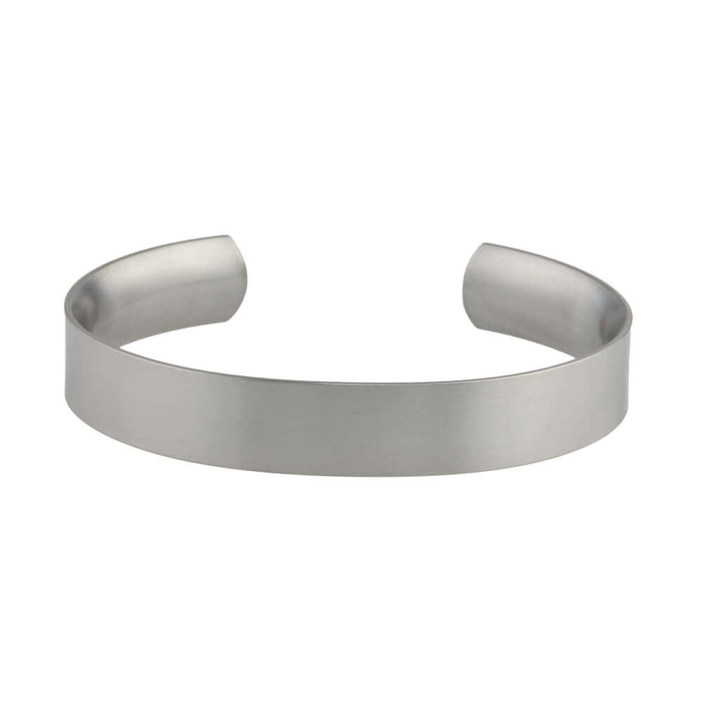 Titanium 12mm Wide Court/Flat Shaped Torc Bangle243341