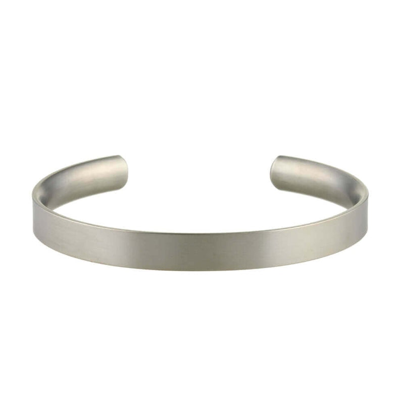 Titanium 8mm Wide Court/Flat Shaped Torc Bangle243337