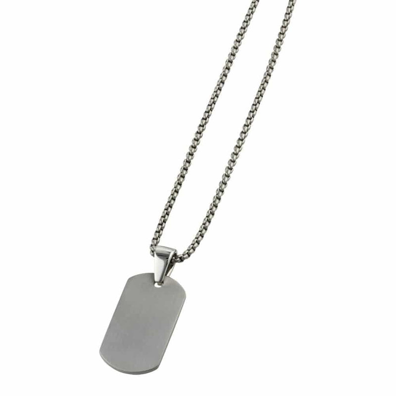 Titanium Dog Tag Pendant and Chain242834