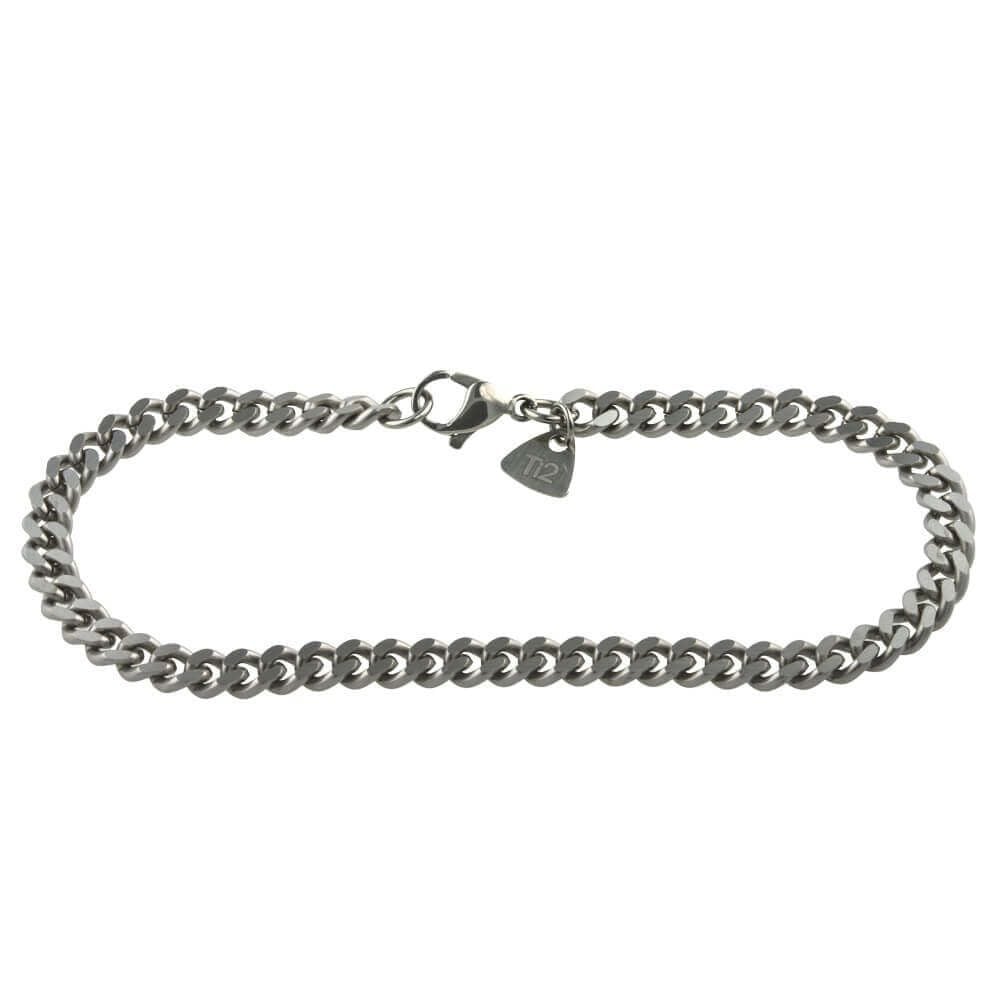 Titanium Flat Curb Bracelet243025