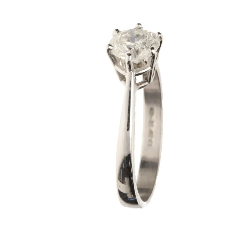 Pre-Owned Platinum 6 Claw Diamond Solitaire 1.16ct, G, SI