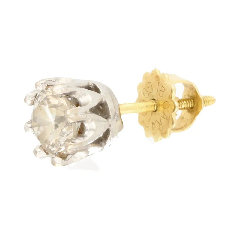 Pre-Owned 18ct White Gold Brilliant Cut Diamond Earrings  1.5ct