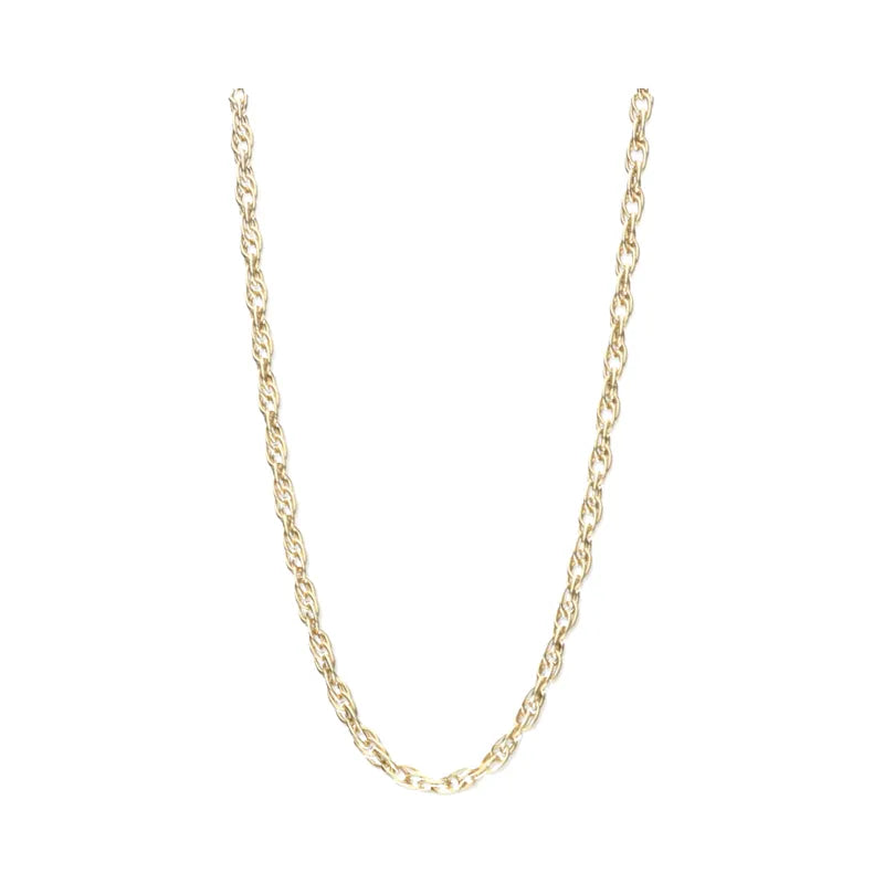 Pre-Owned 9ct Yellow Gold Prince of Wales Chain 22inch