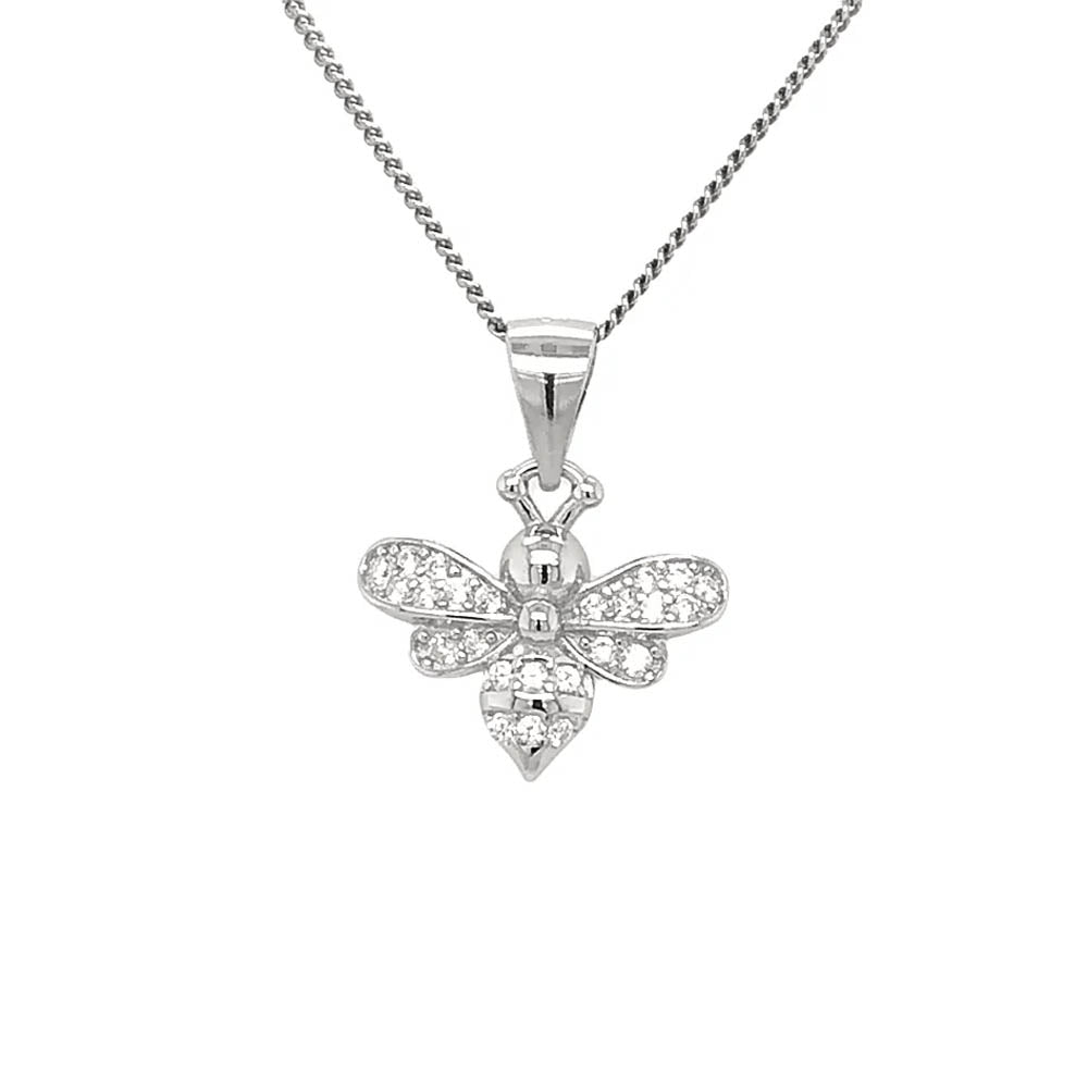 Sterling Silver Sugar Sugar Bee Pendant with chain