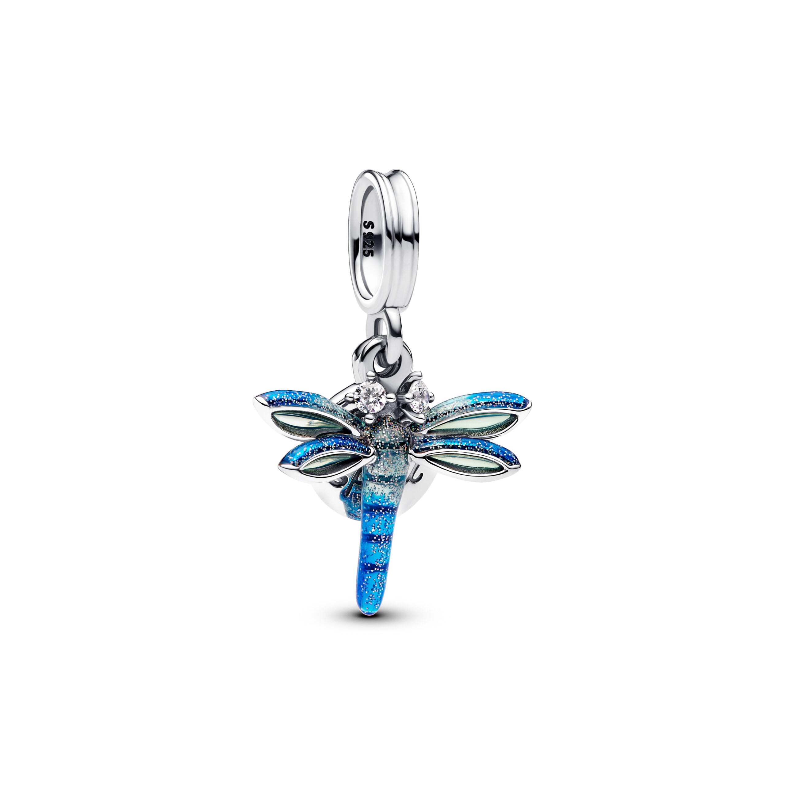 Pandora Dragonfly Double Dangle Charm 793745C01 image 0