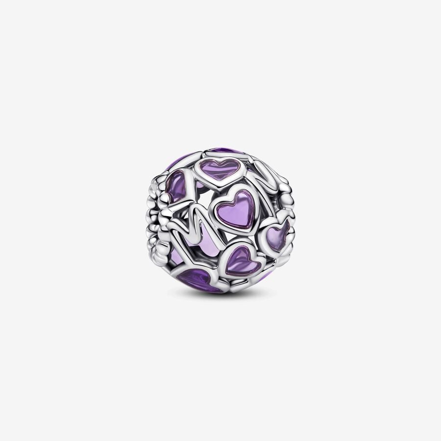 PANDORA Openwork Hearts Mum Charm 793772C01 image 0