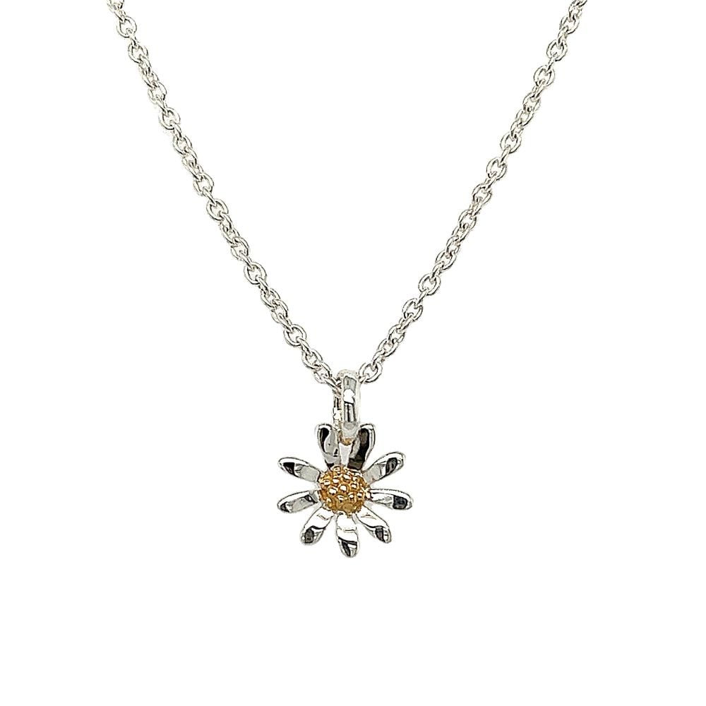 Sugar Sugar Silver &amp; Gold Daisy Pendant image 0