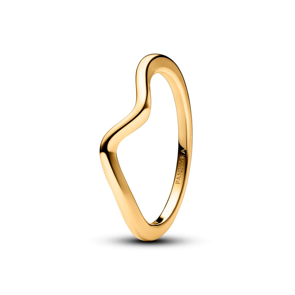 PANDORA Polished Wave Ring 163095C00
