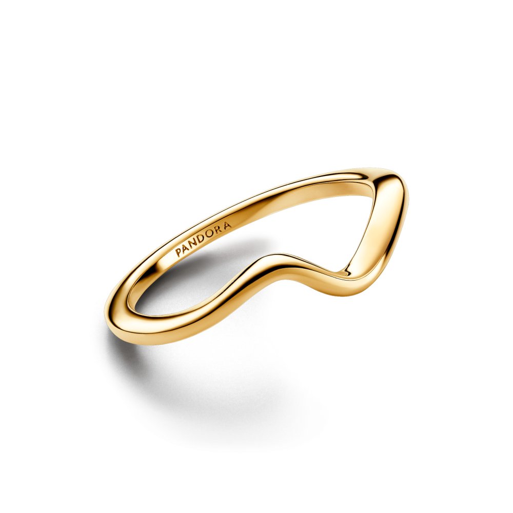 PANDORA Polished Wave Ring 163095C00