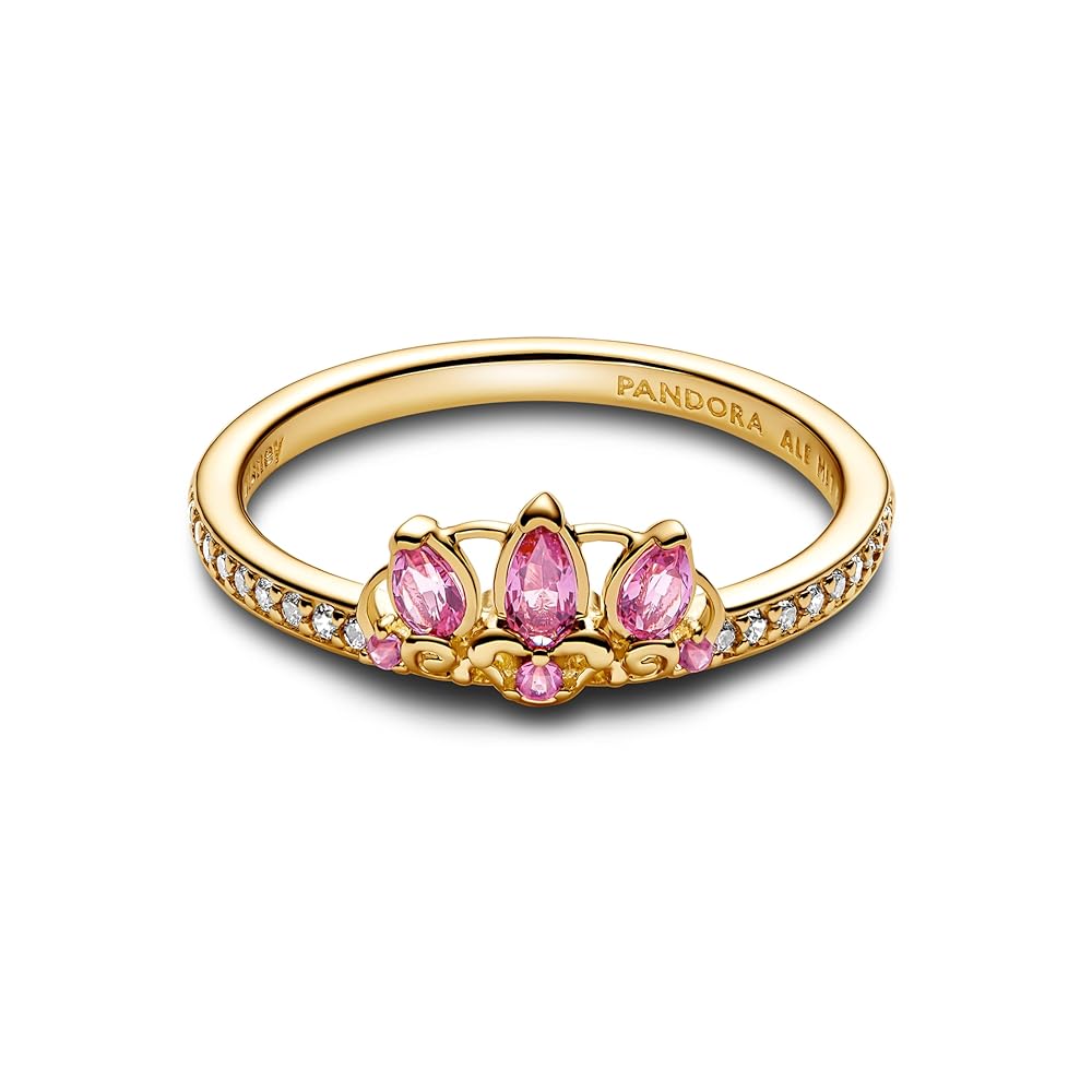 PANDORA Disney Princess Rapunzel Tiara Ring 163651C01