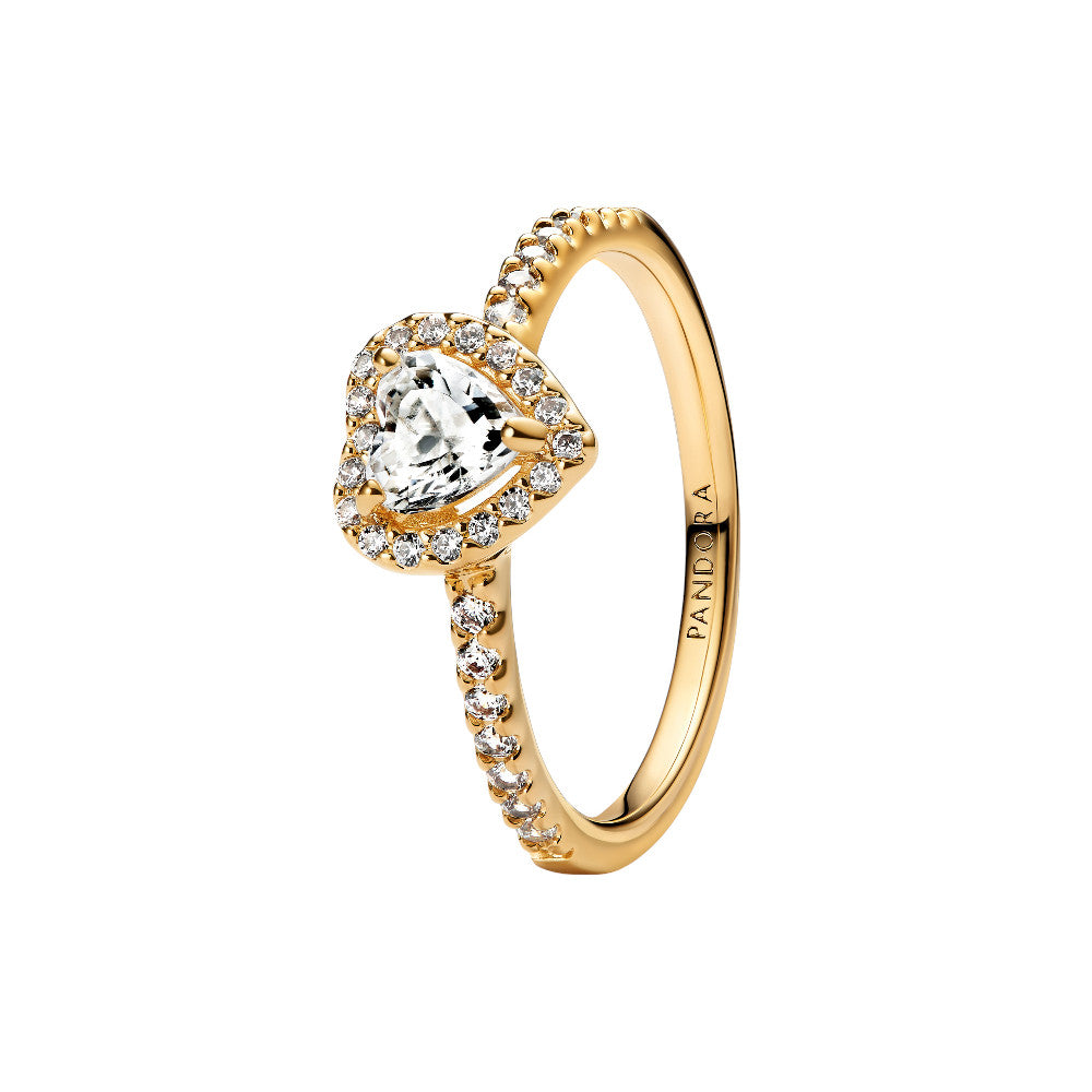 PANDORA Elevated Heart Ring 168421C01