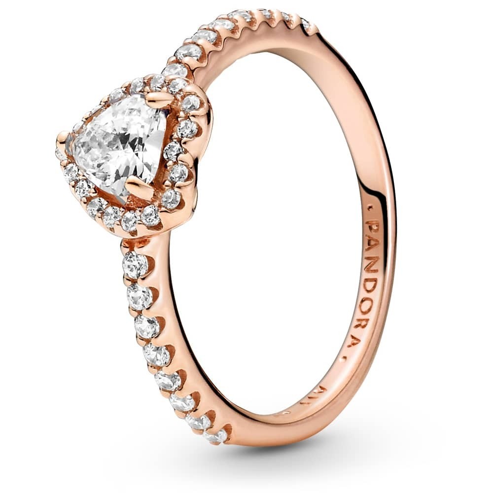 PANDORA Elevated Heart Ring 188421C02
